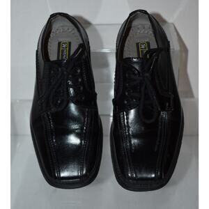 Size 10.5 Boys Black Formal Shoes Stacy Adams GUC